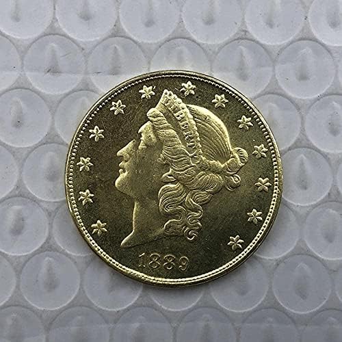 Вызовная Монета 1889C Реплика Възпоменателни монети С Мед покритие Старинни Занаяти Чуждестранни Възпоменателни Монети