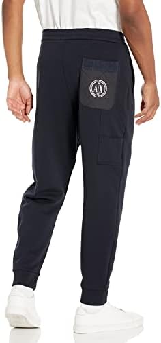 Мъжки Камуфляжные Дънкови Спортни панталони A|X ARMANI EXCHANGE от Жакард с джобове за бягане