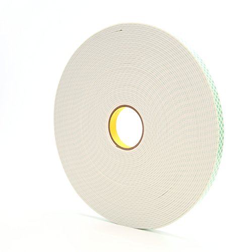Лента от разпенен полиуретан 3 М, с двойно покритие 4008, бял цвят, 3/4 х 36 ярда, 125 mils, 12 ролки в опаковка