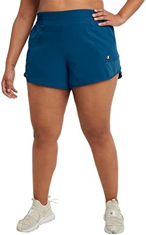 Спортни къси панталони Champion Women 's Plus Size Absolute за жени, Дамски Спортни панталони Големи размери, 8
