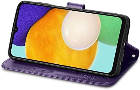 Чанта-портфейл Monwutong за Samsung Galaxy A13 5G, калъф-поставка от изкуствена + TPU на кожата с панти капак, магнитна
