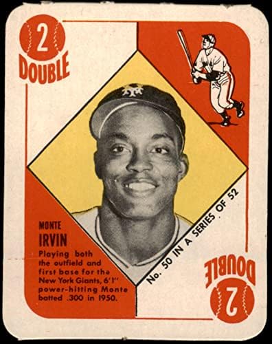 1951 Topps 50 Монте Ъруин Ню Йорк Джайентс (Бейзболна картичка) EX/MT Джайънтс