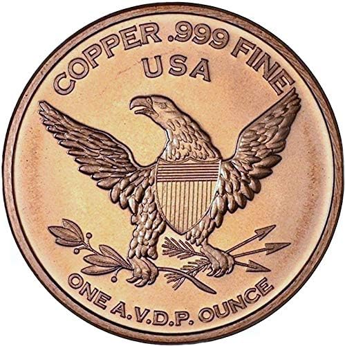 Частен монетен двор, Кръгла монета от чист Мед с тегло 1 унция 999 проба (пушка М-16)