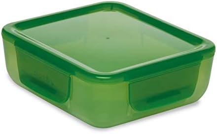 Неизолированный контейнер за хранителни продукти Аладин с удобна капачка, Зелен, 0,7 л