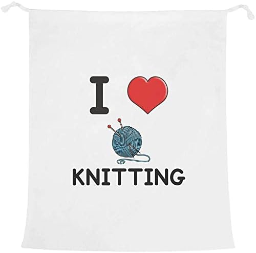 Чанта за дрехи /измиване /за Съхранение на Azeeda I Love Knitting (LB00021598)