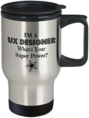 Най-добрите подаръци за UX Дизайнер, Разработчик ПЪТНА ЧАША Super Power