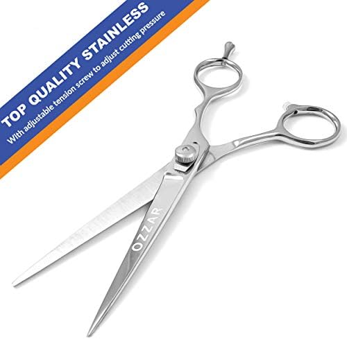 Професионални ножици за подстригване на коса | Фризьорски ножици/Shears - 440c Ножици за коса от японска неръждаема стомана, подсилена с въглеродни емисии, най-подходящи