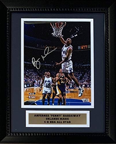 Анферни Пени Hardway С автограф Орландо и Подпис Баскетболист 8x10 Снимка в рамка Фанатици Автентичен COA