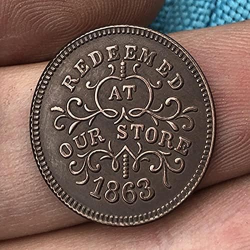 Американската Подарък Монета Лъки Challenge 1863 година на Издаване