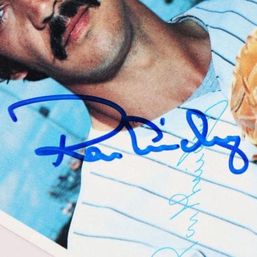 Рон Гидри Подписа снимка 5 × 7 Янкис – COA JSA - Снимки на MLB с автограф