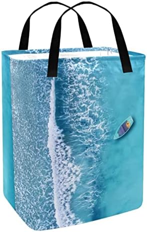 DJROW Кошница за пране на Вълна и Лодка На Плажа Сгъваема Кошница за дрехи за Баня, Спални Организация Домашни играчки