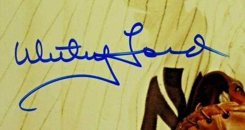 Whitey Ford Подписа Бейзболен снимка 8x10 - Снимки на MLB с автограф