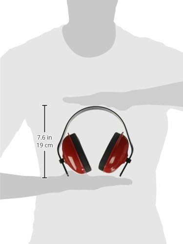 Howard Leight от Honeywell - HLIQM24 + QM24 + Многопозиционный диэлектрический защитен слушалка (QM24), червен