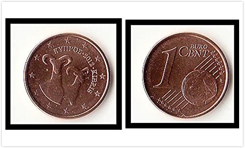 Европейският Европейския Кипър 1-та Европейска Национална подарък колекция от случайни чуждестранни монети по 1 динар