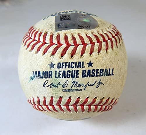 Използвани бейзболни топки Кливланд Гардиън 2022 година Гомбер До Нейлор Mercado два Пъти е Използвал Бейзболни топки