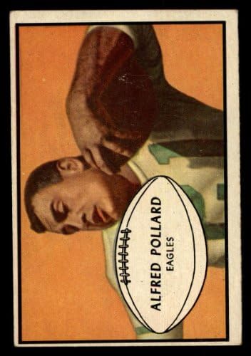1953 Боуман 14 Алфред Поллард на Филаделфия Ийгълс (Футболна карта) VG Орли Army