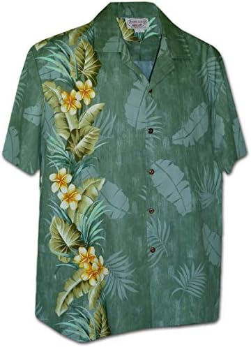 Мъжки Хавайски ризи Pacific Legend Tropical Plumeria С една вложка от Тропическа Плюмерии