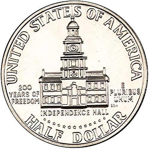 Монетен двор на САЩ от 1976 г. с плакированным Доказателство за Двестагодишнина Кенеди в Полдоллара Choice Без лечение