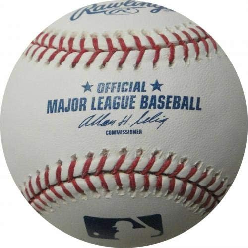 Джош Линдблом Собственоръчно Подписани Бейзболни топки на MLB с автограф от Los Angeles Dodgers COA - Бейзболни Топки