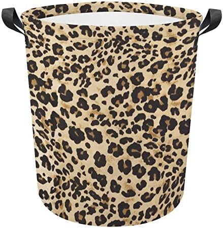 Кошница за дрехи Leopard02, Кошница за дрехи С Дръжки, Сгъваема Кошница за пазаруване, Чанта За Съхранение на Мръсни