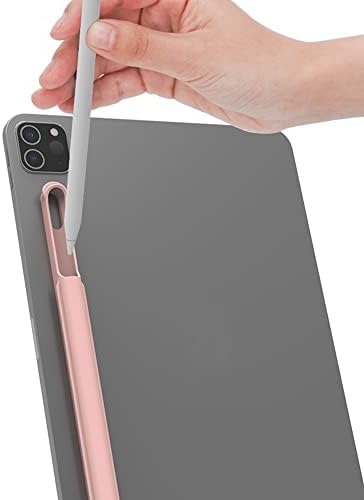Стикер-титуляр LOVE МЕЙ iPencil за Apple Молив 1-во / 2-ро поколение, Здрава Самозалепващи Силиконови Стикер-Държач за стилусов iPad (лилаво)