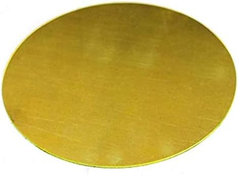Латунная плоча UMKY Месинг Дисков лист Кръгла чиния Кръгла Кръгла H62 Мед обработка на метали с CNC Рязане на Суровини