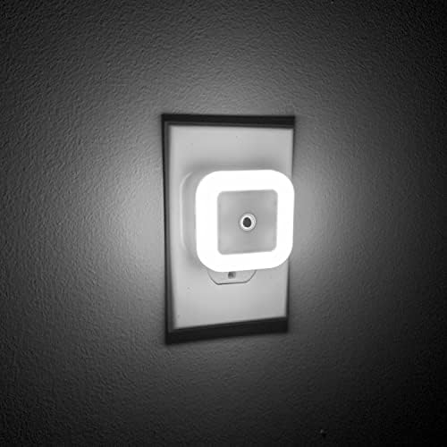 Led нощна светлина EcoGear FX за контакт с датчик от здрач до зори (6 бр.) - Ултра Интелигентен led нощна светлина за