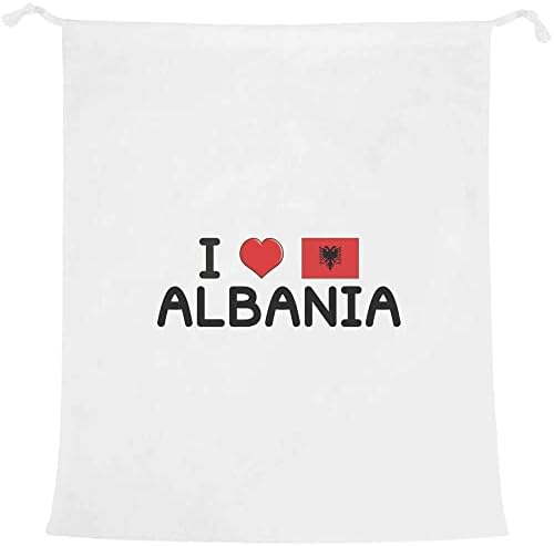Чанта за дрехи /измиване/за съхранение на I Love Албания (LB00021312)