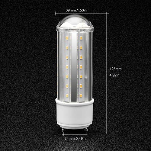 Led лампи BQHY Gu24, Led лампа A19, 10 W (еквивалент на 60 W), 1000 Лумена, топъл бял цвят 3000 До ъгъл на лъча на 360