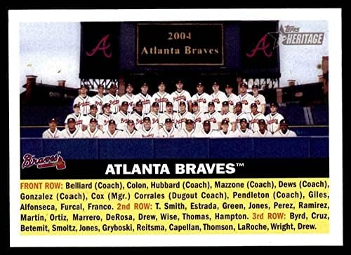 2005 Topps 95 Екипът на Атланта Брэйвз Атланта Брэйвз (бейзболна картичка) NM / MT Braves